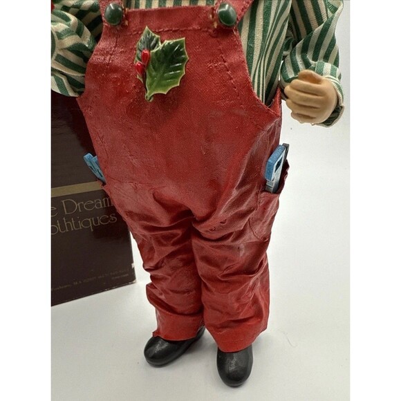 Vtg 1987 Possible Dreams Clothtique Santa Carpenter 713033 Christmas Figurine - Picture 5 of 15
